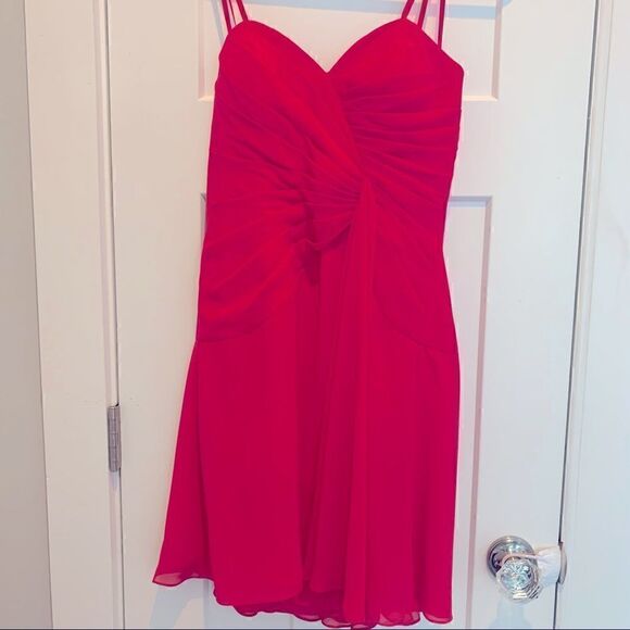 Faviana Couture Hot Pink Strapless Dress Women’s Size 8 NWT - Picture 3 of 11